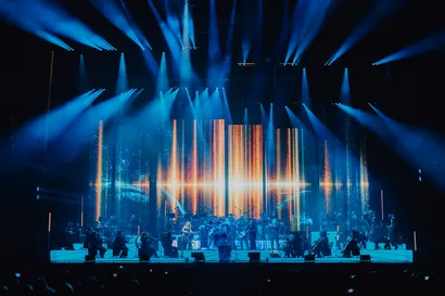 Audience at a Hans Zimmer concert